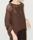 【スローブ イエナ/SLOBE IENA】のLOGAN/ローガン SLOBE別注 メッシュプルオーバー 人気、トレンドファッション・服の通販 founy(ファニー) ファッション Fashion レディースファッション Fashion for Women トップス・カットソー Cut & Sew Tops カジュアルプルオーバー・ニットトップス Pullovers & Knit Tops / Casual Pullovers メッシュ Mesh, Net Fabric 別注 Limited Edition, Custom Order thumbnail ブラウン|ID: prp329100004632554 ipo3291000000033339335