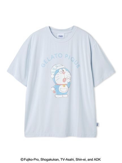 【ジェラートピケ オム/GELATO PIQUE HOMME / MEN】の【ドラえもん】【メンズ】ワンポイントTシャツ インテリア・キッズ・メンズ・レディースファッション・服の通販 founy(ファニー) 　ファッション　Fashion　メンズファッション　Fashion for Men　お家時間・ステイホーム　Stay Home / At Home　キャラクター　Character, Licensed Characters　コレクション　Collection, Seasonal Line　ショート　Short, Short Length　スペシャル　Special, Limited Edition　トレンド　Trend, Trending Now　プリント　Print, Printed Pattern　ベーシック　Basic, Essential　メンズ　Men's, Menswear　ワンポイント　One Point, Statement Accent　人気　Popular, Best Seller　BLU[086]|ID: prp329100004632585 ipo3291000000033339622