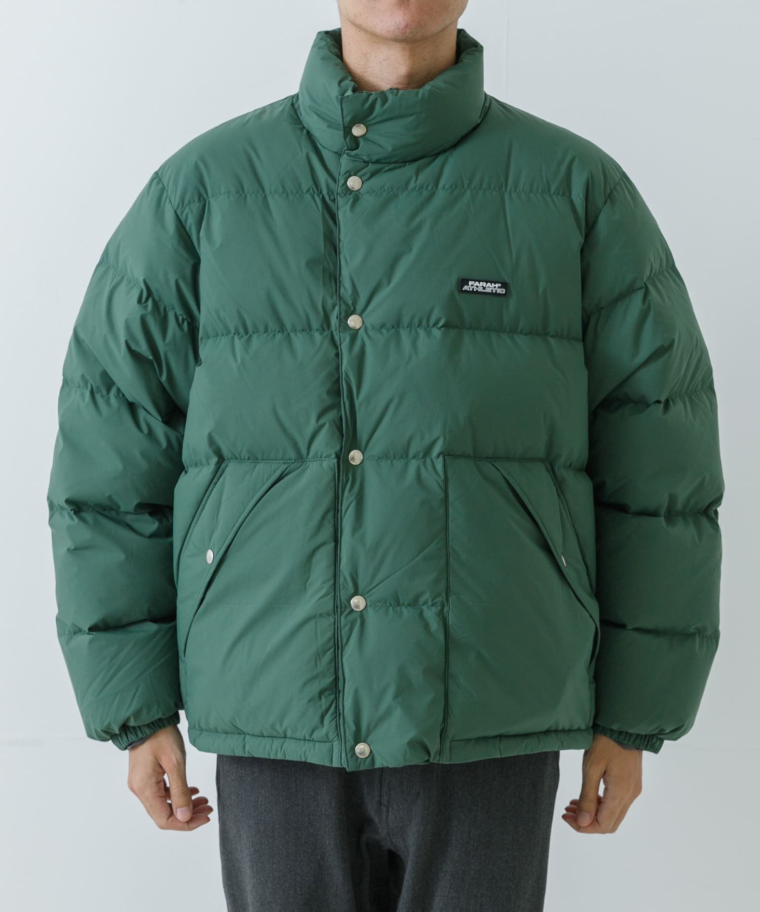 【アーバンリサーチ/URBAN RESEARCH / MEN】のFARAH Nylon Down Jacket インテリア・キッズ・メンズ・レディースファッション・服の通販 founy(ファニー) 　ファッション　Fashion　メンズファッション　Fashion for Men　2022年　2022　2022 春夏 S/S　Spring/Summer 2022 SS22　2024年　2024　2024-2025秋冬・A/W　Autumn/Winter 2024–25 AW24–25　冬　Winter / This Winter　A/W・秋冬　Autumn/Winter　Green|ID: prp329100004632600 ipo3291000000033339772