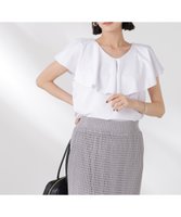 【ナノ ユニバース/nano universe】のラッフルカラーカットノースリーブトップス 人気、トレンドファッション・服の通販 founy(ファニー) ファッション Fashion レディースファッション Fashion for Women トップス・カットソー Cut & Sew Tops キャミソール&ノースリーブ Camisoles & Sleeveless Tops カットソー Cut and Sewn Top スラックス Slacks, Dress Pants デニム Denim, Jeans Material ノースリーブ Sleeveless, No-Sleeve パープル Purple, Violet ベーシック Basic, Essential ラッフル Ruffle, Frill エレガント 上品 Elegant 2025年 2025 2025春夏・S/S Spring/Summer 2025 SS25 |ID:prp329100004632641