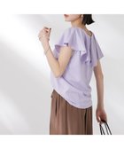 【ナノ ユニバース/nano universe】のラッフルカラーカットノースリーブトップス 人気、トレンドファッション・服の通販 founy(ファニー) ファッション Fashion レディースファッション Fashion for Women トップス・カットソー Cut & Sew Tops キャミソール&ノースリーブ Camisoles & Sleeveless Tops カットソー Cut and Sewn Top スラックス Slacks, Dress Pants デニム Denim, Jeans Material ノースリーブ Sleeveless, No-Sleeve パープル Purple, Violet ベーシック Basic, Essential ラッフル Ruffle, Frill エレガント 上品 Elegant 2025年 2025 2025春夏・S/S Spring/Summer 2025 SS25 thumbnail パープル|ID: prp329100004632641 ipo3291000000033340184