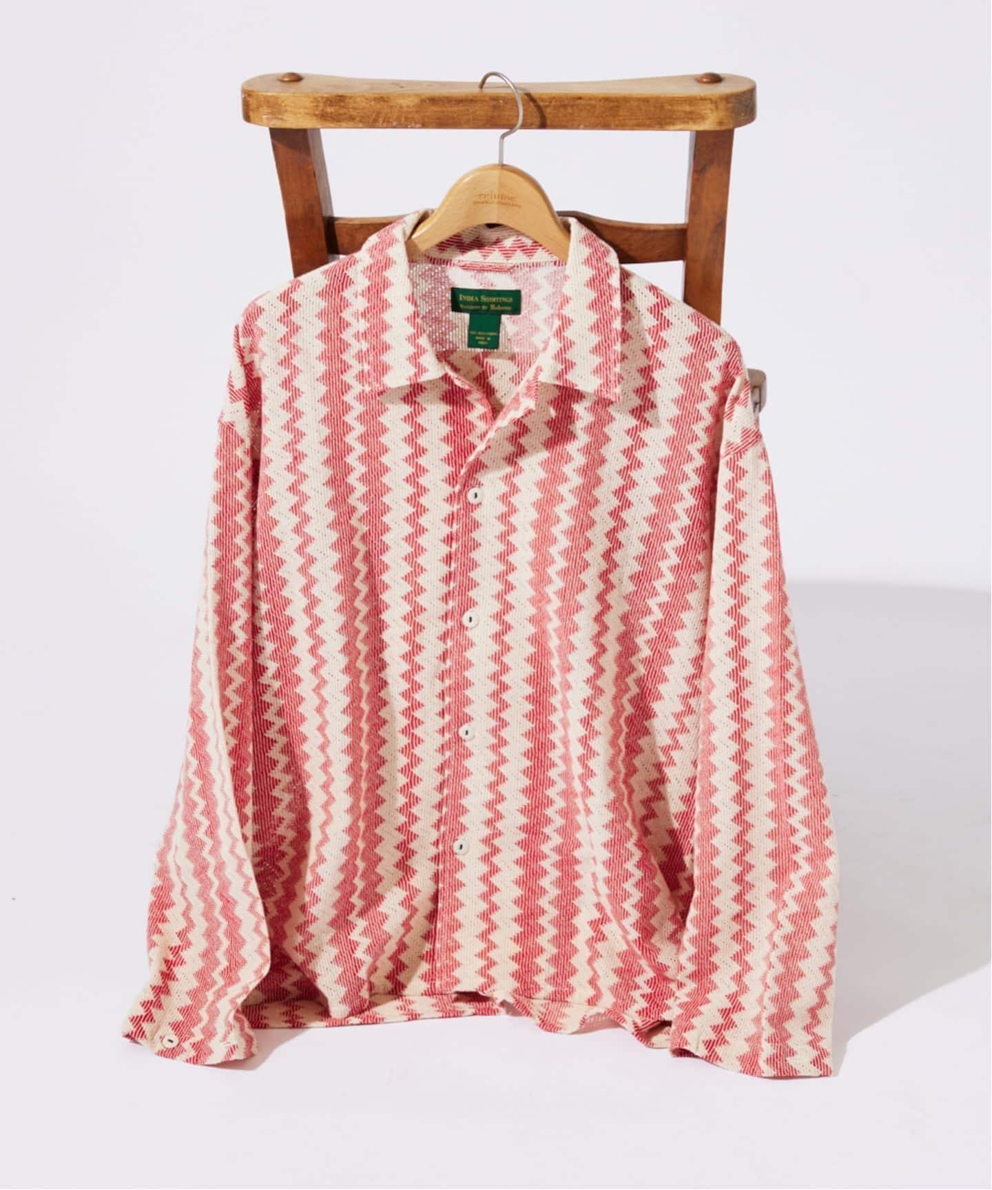 【ジャーナルスタンダード レリューム/JOURNAL STANDARD relume / MEN】のINDIA COTTON クロシェシャツ インテリア・キッズ・メンズ・レディースファッション・服の通販 founy(ファニー) 　ファッション　Fashion　メンズファッション　Fashion for Men　2025年　2025　2025春夏・S/S　Spring/Summer 2025 SS25　インド　Indian Textile　インナー　Innerwear　クロシェ　Crochet, Knitted Lace　コンパクト　Compact, Small Size　シンプル　Simple, Minimal　ボックス　Boxy, Box Shape　リラックス　Relax, Relaxed Fit　人気　Popular, Best Seller　夏　Summer　レッド|ID: prp329100004632646 ipo3291000000033340225