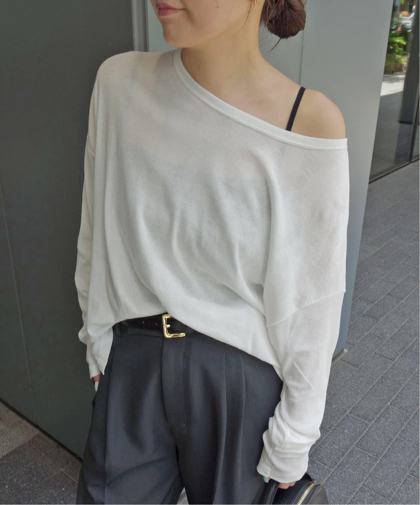 【スローブ イエナ/SLOBE IENA】のmiller/ミラー SLOBE別注 シアードルマンロンTEE インテリア・キッズ・メンズ・レディースファッション・服の通販 founy(ファニー) 　ファッション　Fashion　レディースファッション　Fashion for Women　トップス・カットソー　Cut & Sew Tops　ロングTシャツ・Tシャツ　Longline T-Shirts & Tees　別注　Limited Edition, Custom Order　ホワイト|ID: prp329100004632666 ipo3291000000033340389