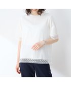【デコイ/DECOY Since1981】の【冷感】【UVカット】ひやさらコットンプレミアムレースTシャツ 人気、トレンドファッション・服の通販 founy(ファニー) ファッション Fashion レディースファッション Fashion for Women トップス・カットソー Cut & Sew Tops シャツ・ブラウス・オフィスカジュアル Elegant Blouses & Button-Ups ロングTシャツ・Tシャツ Longline T-Shirts & Tees プレミアム Premium, High-End レース Lace, Lace Fabric エレガント 上品 Elegant thumbnail ホワイト|ID: prp329100004632733 ipo3291000000033554350