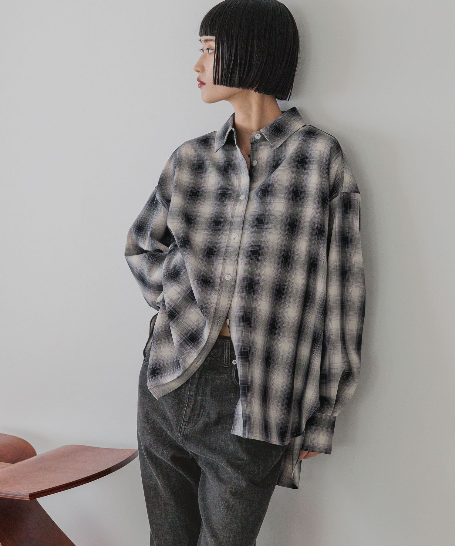 【ローリーズファーム/LOWRYS FARM】のアソートチェックBIGシャツ 人気、トレンドファッション・服の通販 founy(ファニー) 　ファッション　Fashion　レディースファッション　Fashion for Women　トップス・カットソー　Cut & Sew Tops　シャツ・ブラウス・オフィスカジュアル　Elegant Blouses & Button-Ups　チェック　Check, Plaid, Tartan　ビスチェ　Bustier, Corset Top　ラップ　Wrap, Wrap Design　レギュラー　Regular, Standard Fit　夏　Summer　 other-1|ID: prp329100004632988 ipo3291000000033437385