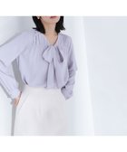 【ナチュラル ビューティー ベーシック/NATURAL BEAUTY BASIC】のVネックリボンタイブラウス ラベンダー|ID: prp329100004633065 ipo3291000000033558238