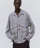 【ビショップ/Bshop / MEN】のTECH SPORTS OPEN COLLAR SHIRT L/S NOVA CHECK MEN BEIGE|ID: prp329100004633079 ipo3291000000033560197