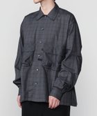 【ビショップ/Bshop / MEN】のTECH SPORTS OPEN COLLAR SHIRT L/S NOVA CHECK MEN CHARCOAL|ID: prp329100004633079 ipo3291000000033560199