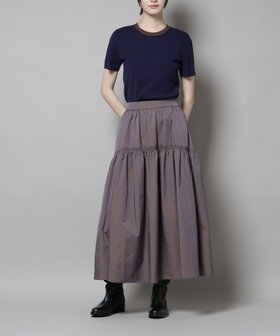 【ナノ ユニバース/nano universe】 シャンブレータフタティアードギャザースカート人気、トレンドファッション・服の通販 founy(ファニー) ファッション Fashion レディースファッション Fashion for Women スカート Skirts ギャザー Gathered, Ruffled エレガント 上品 Elegant 2025年 2025 2025-2026秋冬・A/W Autumn/Winter 2025–26 AW25–26 |ID:prp329100004633129