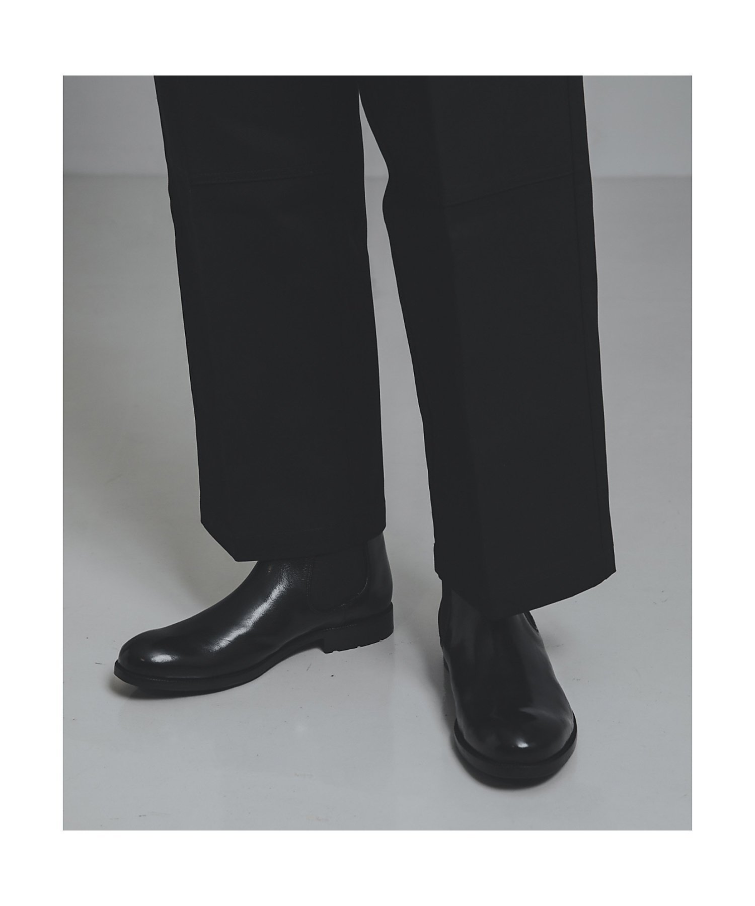 【アルフレッド バニスター/alfredoBANNISTER / MEN】の【SHOO IN SHOE】カーフレザー チェルシーブーツ / サイドゴアブーツ インテリア・キッズ・メンズ・レディースファッション・服の通販 founy(ファニー) 　ファッション　Fashion　メンズファッション　Fashion for Men　インソール　Shoe Insole　くるぶし　Ankle-Length　シューズ　Shoes, Footwear　スタンダード　Standard, Basic　スラックス　Slacks, Dress Pants　セットアップ　Set-Up, Coordinated Outfit　デニム　Denim, Jeans Material　トレンド　Trend, Trending Now　定番　Standard, Basic Item　フォルム　Silhouette, Form　フレア　Flare, Flared　ライニング　Inner Lining, Inner Fabric, Lined　ラバー　Rubber, Rubber Sole　ワイド　Wide, Wide Fit　おすすめ　Recommended / Our Picks　エレガント 上品　Elegant　ビジネス 仕事 通勤　Business / Work / Commuting　ブラック|ID: prp329100004633130 ipo3291000000033347711