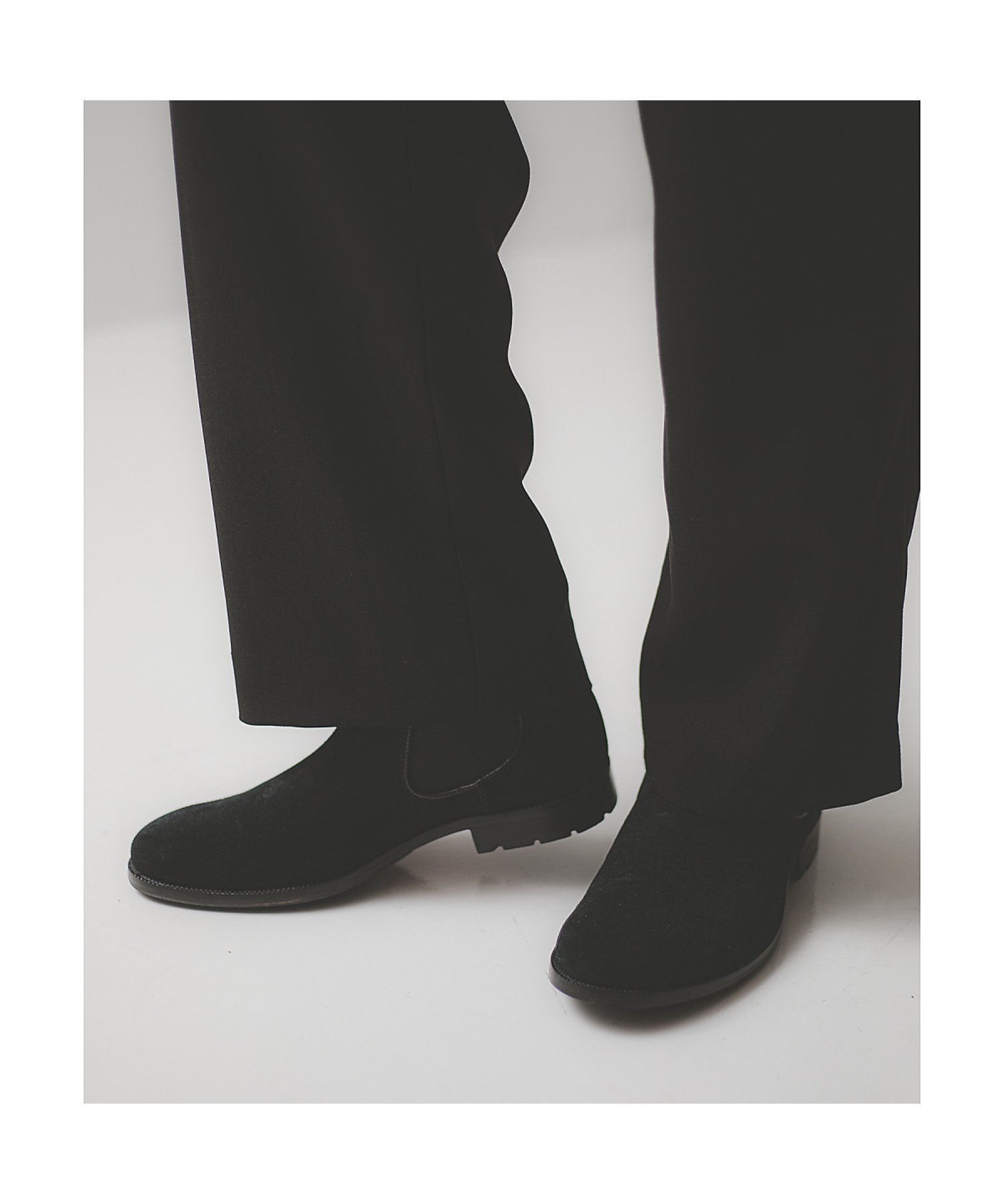 【アルフレッド バニスター/alfredoBANNISTER / MEN】の【SHOO IN SHOE】カーフレザー チェルシーブーツ / サイドゴアブーツ インテリア・キッズ・メンズ・レディースファッション・服の通販 founy(ファニー) 　ファッション　Fashion　メンズファッション　Fashion for Men　インソール　Shoe Insole　くるぶし　Ankle-Length　シューズ　Shoes, Footwear　スタンダード　Standard, Basic　スラックス　Slacks, Dress Pants　セットアップ　Set-Up, Coordinated Outfit　デニム　Denim, Jeans Material　トレンド　Trend, Trending Now　定番　Standard, Basic Item　フォルム　Silhouette, Form　フレア　Flare, Flared　ライニング　Inner Lining, Inner Fabric, Lined　ラバー　Rubber, Rubber Sole　ワイド　Wide, Wide Fit　おすすめ　Recommended / Our Picks　エレガント 上品　Elegant　ビジネス 仕事 通勤　Business / Work / Commuting　ブラック系その他1|ID: prp329100004633130 ipo3291000000033347712