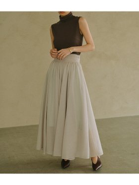 【アニュアンス/anuans】のエアリーフレアスカート 人気、トレンドファッション・服の通販 founy(ファニー) ファッション Fashion レディースファッション Fashion for Women スカート Skirts Aライン・フレアスカート A-Line & Flared Skirts エアリー Airy Texture ギャザー Gathered, Ruffled シャーリング Shirring, Ruched フィット Fit, Slim Fit フレア Flare, Flared ロング Long, Long-Length |ID:prp329100004633145