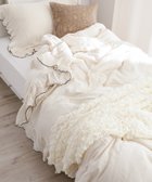 【フランフラン/Francfranc / MEN】のフリル ガーゼ 掛け布団カバー シングル アイボリー*ブラック 人気、トレンドファッション・服の通販 founy(ファニー) ファッション Fashion メンズファッション Fashion for Men シンプル Simple, Minimal フリル Frill, Ruffle thumbnail アイボリー|ID: prp329100004633211 ipo3291000000033349074