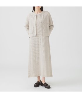 【ビーミングライフストアバイビームス/B:MING LIFE STORE by BEAMS】の【セットアイテム】カーディガン * ワンピース セットアップ 人気、トレンドファッション・服の通販 founy(ファニー) ファッション Fashion レディースファッション Fashion for Women ワンピース Dresses カーディガン Cardigan, Knitwear シンプル Simple, Minimal ストレート Straight, Straight Cut スリーブ Sleeve, Long Sleeve / Short Sleeve セットアップ Set-Up, Coordinated Outfit テレコ Ribbed, Rib Stitch ドット Polka Dot, Dot Pattern ノースリーブ Sleeveless, No-Sleeve リラックス Relax, Relaxed Fit |ID:prp329100004633256