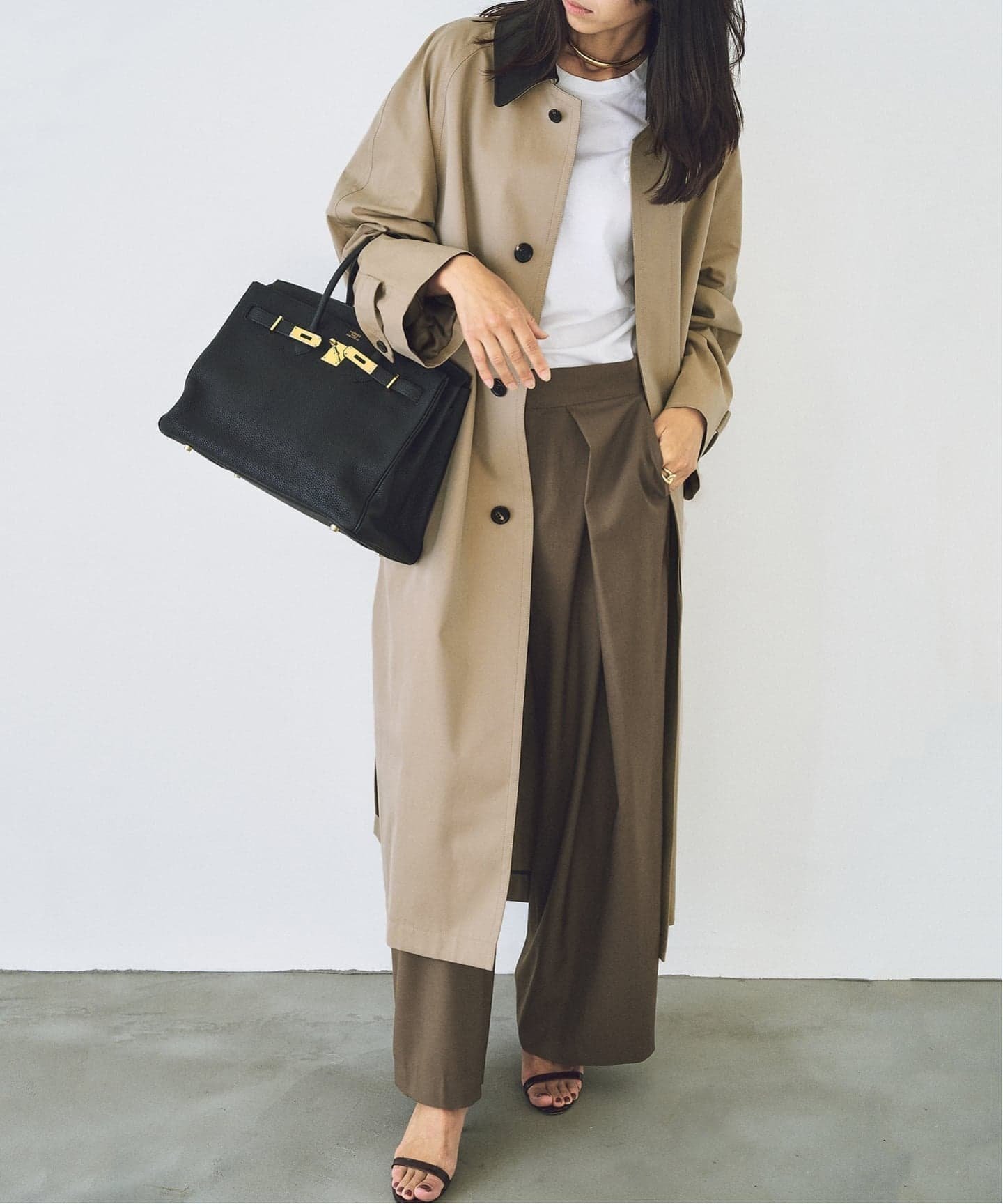 【プラージュ/Plage】のR IAM レザーカラーTRENCH コート インテリア・キッズ・メンズ・レディースファッション・服の通販 founy(ファニー) 　ファッション　Fashion　レディースファッション　Fashion for Women　アウター　Coat / Outerwear Collection　コート・ロングコート・ピーコート　Long Coats, Peacoats & More　シンプル　Simple, Minimal　ジュエリー　Jewelry, Accessories　バランス　Balance, Style Balance　モダン　Modern, Contemporary　ベージュ|ID: prp329100004633325 ipo3291000000033351108