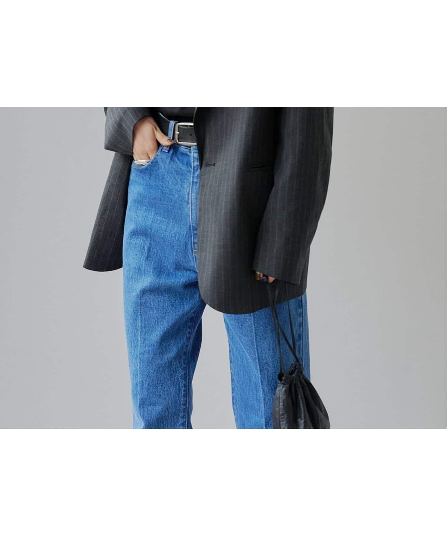 【アウトドアプロダクツ ユージュアルシングス/OUTDOOR PRODUCTS Usual Things】のORDINARY ストライプジャケット インテリア・キッズ・メンズ・レディースファッション・服の通販 founy(ファニー) 　ファッション　Fashion　レディースファッション　Fashion for Women　アウター　Coat / Outerwear Collection　レディースジャケット・軽アウター　Jackets　ジャケット　Jacket, Outerwear　ストライプ　Stripe, Striped Pattern　セットアップ　Set-Up, Coordinated Outfit　デニム　Denim, Jeans Material　フェミニン　Feminine, Girly　エレガント 上品　Elegant　グレーA|ID: prp329100004633340 ipo3291000000033351234