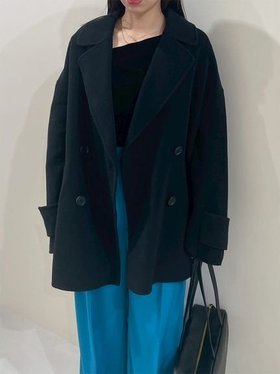 【ミラオーウェン/Mila Owen】のwoolコクーンシルエットピーコート 人気、トレンドファッション・服の通販 founy(ファニー) ファッション Fashion レディースファッション Fashion for Women アウター Coat / Outerwear Collection コート・ロングコート・ピーコート Long Coats, Peacoats & More オレンジ Orange スタイリッシュ Stylish, Fashionable バランス Balance, Style Balance ロング Long, Long-Length ワイド Wide, Wide Fit エレガント 上品 Elegant 定番 Standard, Basic Item |ID:prp329100004633356