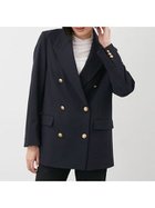 【ミラオーウェン/Mila Owen】の金釦ダブルブレストロングブレザー 人気、トレンドファッション・服の通販 founy(ファニー) ファッション Fashion レディースファッション Fashion for Women エレガント 上品 Elegant 秋 Autumn ストライプ Stripe, Striped Pattern トレンド Trend, Trending Now 定番 Standard, Basic Item フラップ Flap, Flap Pocket ポケット Pocket, Pocket Detail thumbnail DNVY[090]|ID: prp329100004633361 ipo3291000000033351499