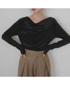 【リアン/Lian】のドレープベロアプルオーバー 人気、トレンドファッション・服の通販 founy(ファニー) ファッション Fashion レディースファッション Fashion for Women トップス・カットソー Cut & Sew Tops カジュアルプルオーバー・ニットトップス Pullovers & Knit Tops / Casual Pullovers ベロアトップス Velour Tops / Velvet-Look Items エレガント 上品 Elegant thumbnail ブラック|ID: prp329100004633395 ipo3291000000033579347