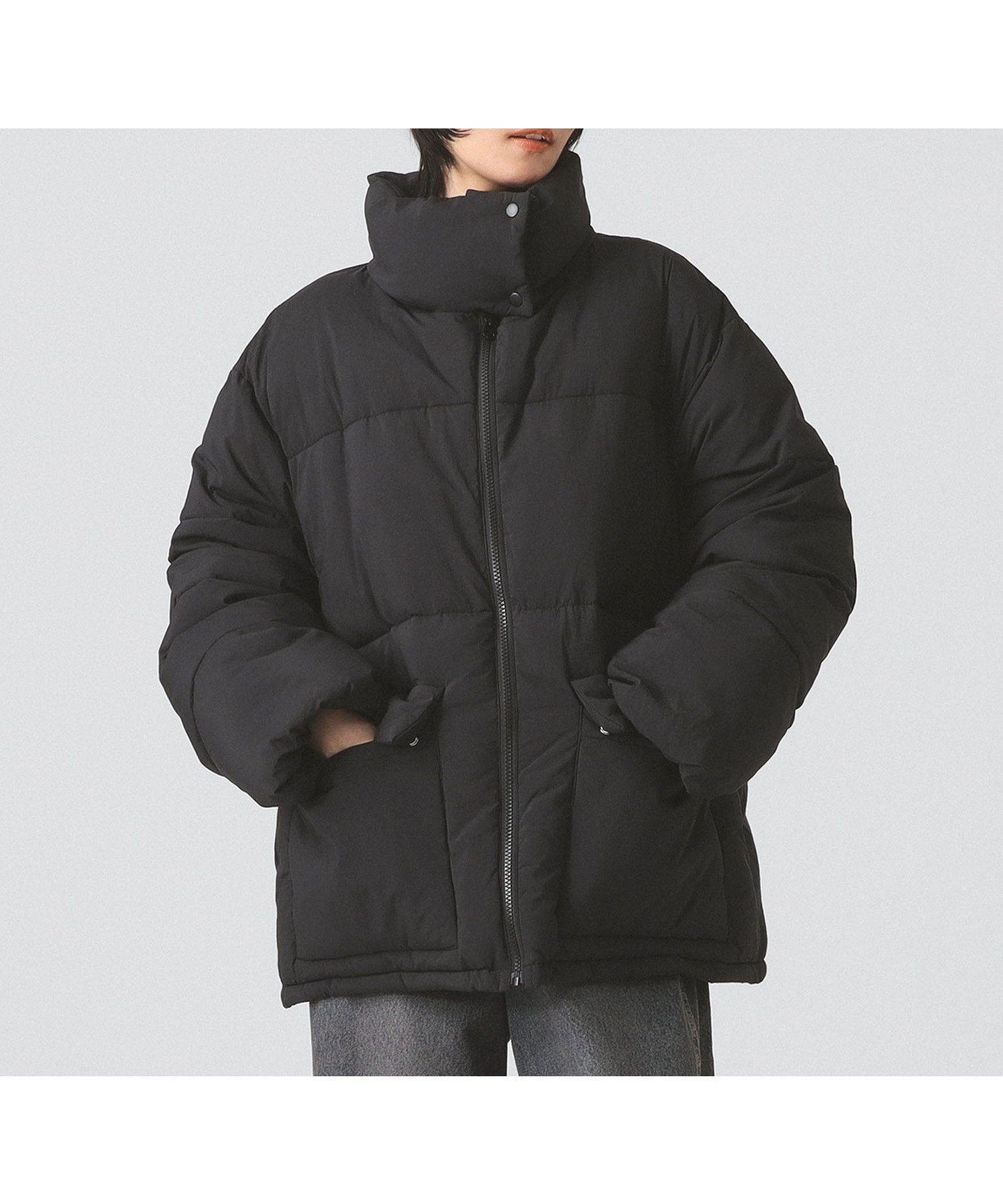 【ビームス ウイメン/BEAMS】の中綿 スタンドカラー ブルゾン 人気、トレンドファッション・服の通販 founy(ファニー) 　ファッション　Fashion　レディースファッション　Fashion for Women　アウター　Coat / Outerwear Collection　ブルゾンジャケット・スポーティアウター　Blouson Jackets　スタンド　Stand Collar, Upright Stand　デニム　Denim, Jeans Material　ブルゾン　Blouson, Bomber Jacket　ミックス　Mix, Mixed Style　ワッシャー　Washer, Crinkled Finish　 other-1|ID: prp329100004633396 ipo3291000000033436617