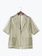 【テチチ/Te chichi】のライン入りシアージャケット 人気、トレンドファッション・服の通販 founy(ファニー) ファッション Fashion レディースファッション Fashion for Women アウター Coat / Outerwear Collection レディースジャケット・軽アウター Jackets おすすめ Recommended / Our Picks シアー Sheer, See-Through ジャケット Jacket, Outerwear スリーブ Sleeve, Long Sleeve / Short Sleeve タンク Tank Top, Sleeveless Top thumbnail カーキ|ID: prp329100004633408 ipo3291000000033586599