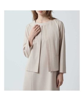 【アクアスキュータム/Aquascutum】の【セットアップ対応】アナスタシアノーカラージャケット 人気、トレンドファッション・服の通販 founy(ファニー) ファッション Fashion レディースファッション Fashion for Women アウター Coat / Outerwear Collection レディースジャケット・軽アウター Jackets ノーカラージャケット / シンプル上品コーデ Collarless Jackets サマー Summer, Summer Style ジャケット Jacket, Outerwear ストレッチ Stretch, Stretchy Fabric スプリング Spring, Spring Collection スリット Slit, Slit Detail セットアップ Set-Up, Coordinated Outfit ドレス Dress, One-Piece ネックレス Necklace, Pendant Necklace フロント Front, Front Design ラウンド Round, Round Neck おすすめ Recommended / Our Picks 夏 Summer |ID:prp329100004633432