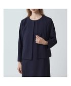 【アクアスキュータム/Aquascutum】の【セットアップ対応】アナスタシアノーカラージャケット 人気、トレンドファッション・服の通販 founy(ファニー) ファッション Fashion レディースファッション Fashion for Women アウター Coat / Outerwear Collection レディースジャケット・軽アウター Jackets ノーカラージャケット / シンプル上品コーデ Collarless Jackets サマー Summer, Summer Style ジャケット Jacket, Outerwear ストレッチ Stretch, Stretchy Fabric スプリング Spring, Spring Collection スリット Slit, Slit Detail セットアップ Set-Up, Coordinated Outfit ドレス Dress, One-Piece ネックレス Necklace, Pendant Necklace フロント Front, Front Design ラウンド Round, Round Neck おすすめ Recommended / Our Picks 夏 Summer thumbnail ネイビー|ID: prp329100004633432 ipo3291000000033352295