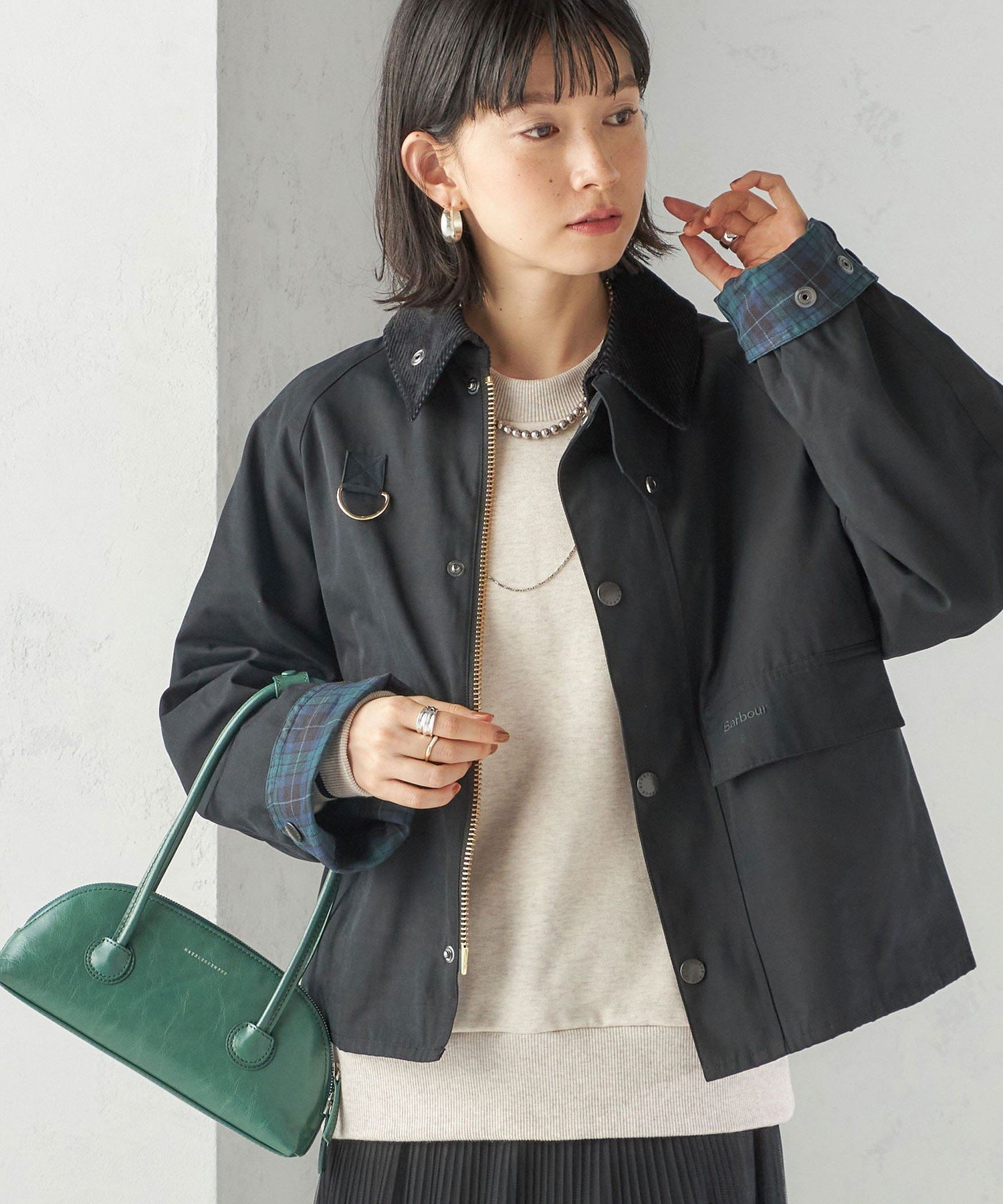 【シップス フォー ウィメン/SHIPS】の【SHIPS別注】Barbour 50th ANNIV SPEY ジャケット インテリア・キッズ・メンズ・レディースファッション・服の通販 founy(ファニー) 　ファッション　Fashion　レディースファッション　Fashion for Women　アウター　Coat / Outerwear Collection　レディースジャケット・軽アウター　Jackets　アウトドア　Outdoor Clothing　インナー　Innerwear　ジャケット　Jacket, Outerwear　スウェット / スエット　Sweatshirt, Sweatwear　スペシャル　Special, Limited Edition　チェック　Check, Plaid, Tartan　チュール　Tulip, Tulip Motif　定番　Standard, Basic Item　人気　Popular, Best Seller　ポケット　Pocket, Pocket Detail　別注　Limited Edition, Custom Order　レース　Lace, Lace Fabric　おすすめ　Recommended / Our Picks　エレガント 上品　Elegant　2025年　2025　2025-2026秋冬・A/W　Autumn/Winter 2025–26 AW25–26　ブラック|ID: prp329100004633447 ipo3291000000033352484