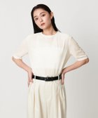 【ユナイテッドアローズ/UNITED ARROWS】のMARW UNITED ARROWS シアー ベロア カットソー 人気、トレンドファッション・服の通販 founy(ファニー) ファッション Fashion レディースファッション Fashion for Women トップス・カットソー Cut & Sew Tops カットソー・ベーシックTシャツ Cut-and-Sewn Tops / Stretch Tees & Basics ベロアトップス Velour Tops / Velvet-Look Items カットソー Cut and Sewn Top シアー Sheer, See-Through タイトスカート Pencil Skirt, Tight Skirt 人気 Popular, Best Seller ベロア Velour, Soft Velvet ワイド Wide, Wide Fit ビジネス 仕事 通勤 Business / Work / Commuting thumbnail OFF WHITE|ID: prp329100004633471 ipo3291000000033352976