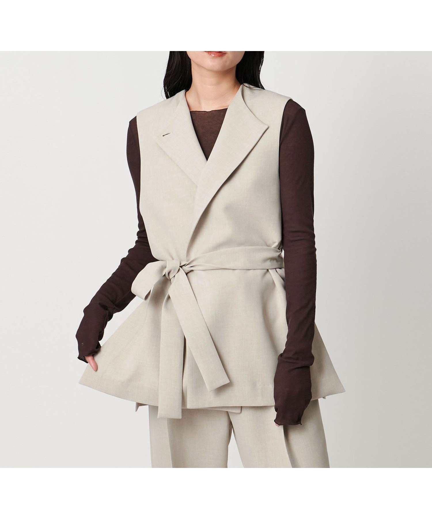 【ユナイテッドアローズ/UNITED ARROWS】のMARW UNITED ARROWS ウエスト ベルト ジレ 人気、トレンドファッション・服の通販 founy(ファニー) 　ファッション　Fashion　レディースファッション　Fashion for Women　アウター　Coat / Outerwear Collection　トップス・カットソー　Cut & Sew Tops　ベスト&ジレ / 重ね着スタイル　Vests & Gilets　ベルト&ウエストマーク　Belts & Waist Accessories　定番　Standard, Basic Item　人気　Popular, Best Seller　ポケット　Pocket, Pocket Detail　ビジネス 仕事 通勤　Business / Work / Commuting　 other-1|ID: prp329100004633474 ipo3291000000033352992