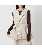 【ユナイテッドアローズ/UNITED ARROWS】のMARW UNITED ARROWS ウエスト ベルト ジレ 人気、トレンドファッション・服の通販 founy(ファニー) ファッション Fashion レディースファッション Fashion for Women アウター Coat / Outerwear Collection トップス・カットソー Cut & Sew Tops ベスト&ジレ / 重ね着スタイル Vests & Gilets ベルト&ウエストマーク Belts & Waist Accessories 定番 Standard, Basic Item 人気 Popular, Best Seller ポケット Pocket, Pocket Detail ビジネス 仕事 通勤 Business / Work / Commuting thumbnail NATURAL|ID: prp329100004633474 ipo3291000000033352994