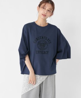 【スタディオ クリップ/studio CLIP】のミニ裏毛ロゴ刺繍ハーフスリーブプルオーバー 人気、トレンドファッション・服の通販 founy(ファニー) ファッション Fashion レディースファッション Fashion for Women トップス・カットソー Cut & Sew Tops カジュアルプルオーバー・ニットトップス Pullovers & Knit Tops / Casual Pullovers カットソー Cut and Sewn Top トレンド Trend, Trending Now バランス Balance, Style Balance ボトム Bottoms, Lower Wear レース Lace, Lace Fabric 半袖 Short Sleeve, Half Sleeve |ID:prp329100004633481