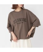【スタディオ クリップ/studio CLIP】のミニ裏毛ロゴ刺繍ハーフスリーブプルオーバー 人気、トレンドファッション・服の通販 founy(ファニー) ファッション Fashion レディースファッション Fashion for Women トップス・カットソー Cut & Sew Tops カジュアルプルオーバー・ニットトップス Pullovers & Knit Tops / Casual Pullovers カットソー Cut and Sewn Top トレンド Trend, Trending Now バランス Balance, Style Balance ボトム Bottoms, Lower Wear レース Lace, Lace Fabric 半袖 Short Sleeve, Half Sleeve thumbnail ブラウン50|ID: prp329100004633481 ipo3291000000033669600