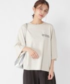 【スタディオ クリップ/studio CLIP】のミニ裏毛ロゴ刺繍ハーフスリーブプルオーバー 人気、トレンドファッション・服の通販 founy(ファニー) ファッション Fashion レディースファッション Fashion for Women トップス・カットソー Cut & Sew Tops カジュアルプルオーバー・ニットトップス Pullovers & Knit Tops / Casual Pullovers カットソー Cut and Sewn Top トレンド Trend, Trending Now バランス Balance, Style Balance ボトム Bottoms, Lower Wear レース Lace, Lace Fabric 半袖 Short Sleeve, Half Sleeve thumbnail オートミール52|ID: prp329100004633481 ipo3291000000033669602
