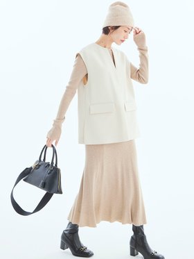 【ミラオーウェン/Mila Owen】のベストコーディネートニットスカートSET UP 人気、トレンドファッション・服の通販 founy(ファニー) ファッション Fashion レディースファッション Fashion for Women アウター Coat / Outerwear Collection インナー Innerwear 今季 This Season, Current Season スマート Smart, Elegant センター Center, Center Line 人気 Popular, Best Seller フラップ Flap, Flap Pocket フロント Front, Front Design ベスト Vest, Waistcoat ポケット Pocket, Pocket Detail |ID:prp329100004633497