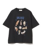 【ビームス ハート/BEAMS HEART】のネコ フォト コラージュ Tシャツ 人気、トレンドファッション・服の通販 founy(ファニー) ファッション Fashion レディースファッション Fashion for Women トップス・カットソー Cut & Sew Tops シャツ・ブラウス・オフィスカジュアル Elegant Blouses & Button-Ups ロングTシャツ・Tシャツ Longline T-Shirts & Tees キャップ Cap, Baseball Cap ショート Short, Short Length スニーカー Sneakers, Trainers デニム Denim, Jeans Material ネコ Cat, Feline Motif 猫 Cat, Kitty プリント Print, Printed Pattern ベーシック Basic, Essential リラックス Relax, Relaxed Fit thumbnail BLACK TRIM|ID: prp329100004633505 ipo3291000000033716092