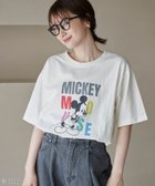 【コーエン/COEN】の【MICKEY(ミッキー) / 別注】アソートカラフルロゴプリントユニTシャツ 人気、トレンドファッション・服の通販 founy(ファニー) ファッション Fashion レディースファッション Fashion for Women トップス・カットソー Cut & Sew Tops シャツ・ブラウス・オフィスカジュアル Elegant Blouses & Button-Ups ロングTシャツ・Tシャツ Longline T-Shirts & Tees カラフル Colorful Design コンパクト Compact, Small Size シンプル Simple, Minimal パターン Pattern, Design Print フレア Flare, Flared プリント Print, Printed Pattern ベーシック Basic, Essential 別注 Limited Edition, Custom Order thumbnail OFF WHITE|ID: prp329100004633526 ipo3291000000033500546