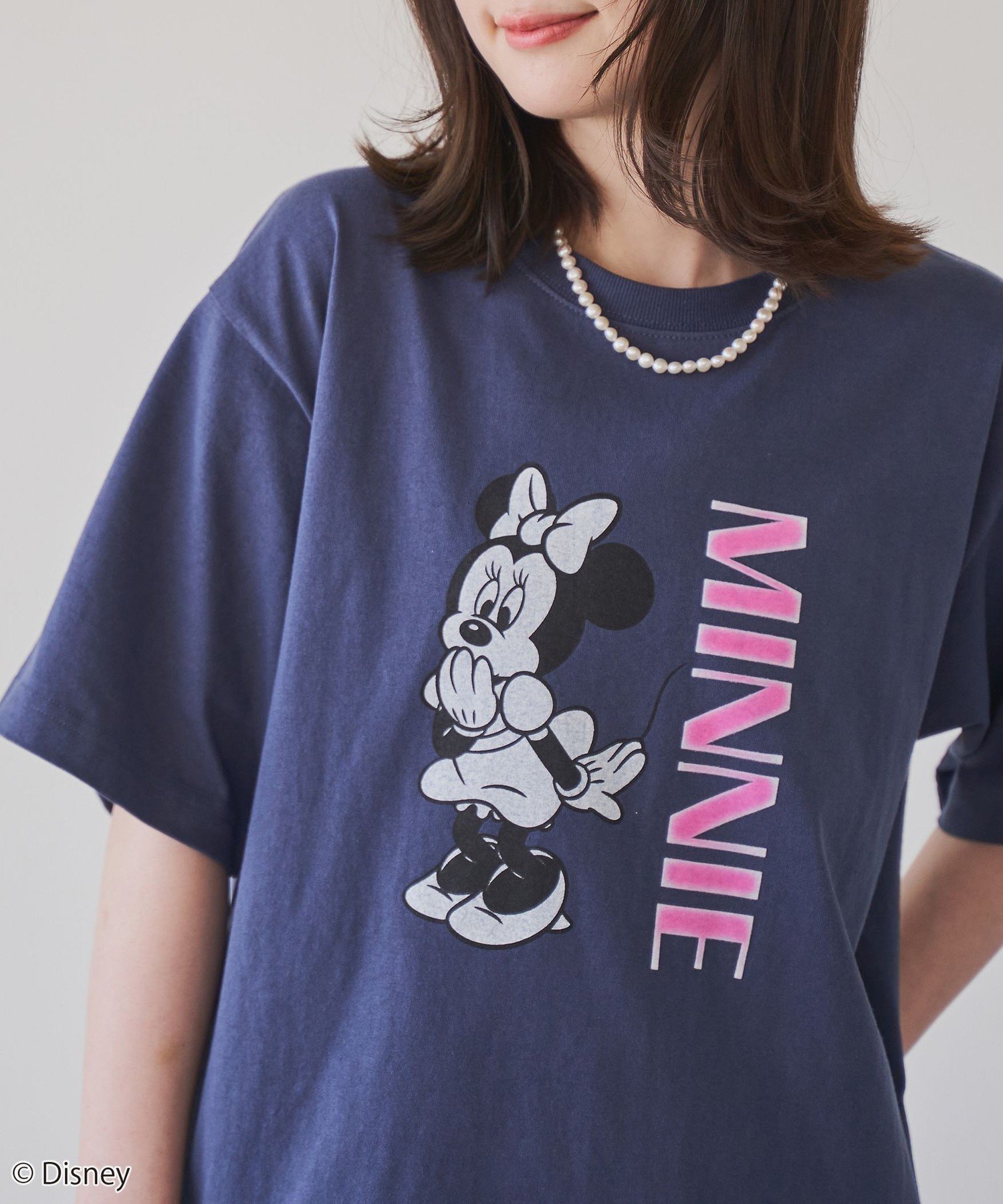 【コーエン/COEN】の【MICKEY(ミッキー) / 別注】アソートカラフルロゴプリントユニTシャツ インテリア・キッズ・メンズ・レディースファッション・服の通販 founy(ファニー) 　ファッション　Fashion　レディースファッション　Fashion for Women　トップス・カットソー　Cut & Sew Tops　シャツ・ブラウス・オフィスカジュアル　Elegant Blouses & Button-Ups　ロングTシャツ・Tシャツ　Longline T-Shirts & Tees　カラフル　Colorful Design　コンパクト　Compact, Small Size　シンプル　Simple, Minimal　パターン　Pattern, Design Print　フレア　Flare, Flared　プリント　Print, Printed Pattern　ベーシック　Basic, Essential　別注　Limited Edition, Custom Order　NAVY|ID: prp329100004633526 ipo3291000000033500555