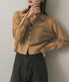 【センスオブプレイス/SENSE OF PLACE by URBAN RESEARCH】のシアースキッパーカーディガン CAMEL|ID: prp329100004633543 ipo3291000000033557296