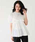 【ジャイロ/JAYRO】の別布ペプラムプルオーバー 人気、トレンドファッション・服の通販 founy(ファニー) ファッション Fashion レディースファッション Fashion for Women トップス・カットソー Cut & Sew Tops カジュアルプルオーバー・ニットトップス Pullovers & Knit Tops / Casual Pullovers アクセサリー Fashion Accessories 春 Spring カットソー Cut and Sewn Top ギャザー Gathered, Ruffled デニム Denim, Jeans Material ドッキング Docking, Mixed Material バランス Balance, Style Balance ペプラム Peplum, Flared Hem ボトム Bottoms, Lower Wear ポケット Pocket, Pocket Detail ワイド Wide, Wide Fit S/S・春夏 SS, Spring/Summer, Warm Season おすすめ Recommended / Our Picks 夏 Summer thumbnail ホワイト系(11)|ID: prp329100004633736 ipo3291000000033520881