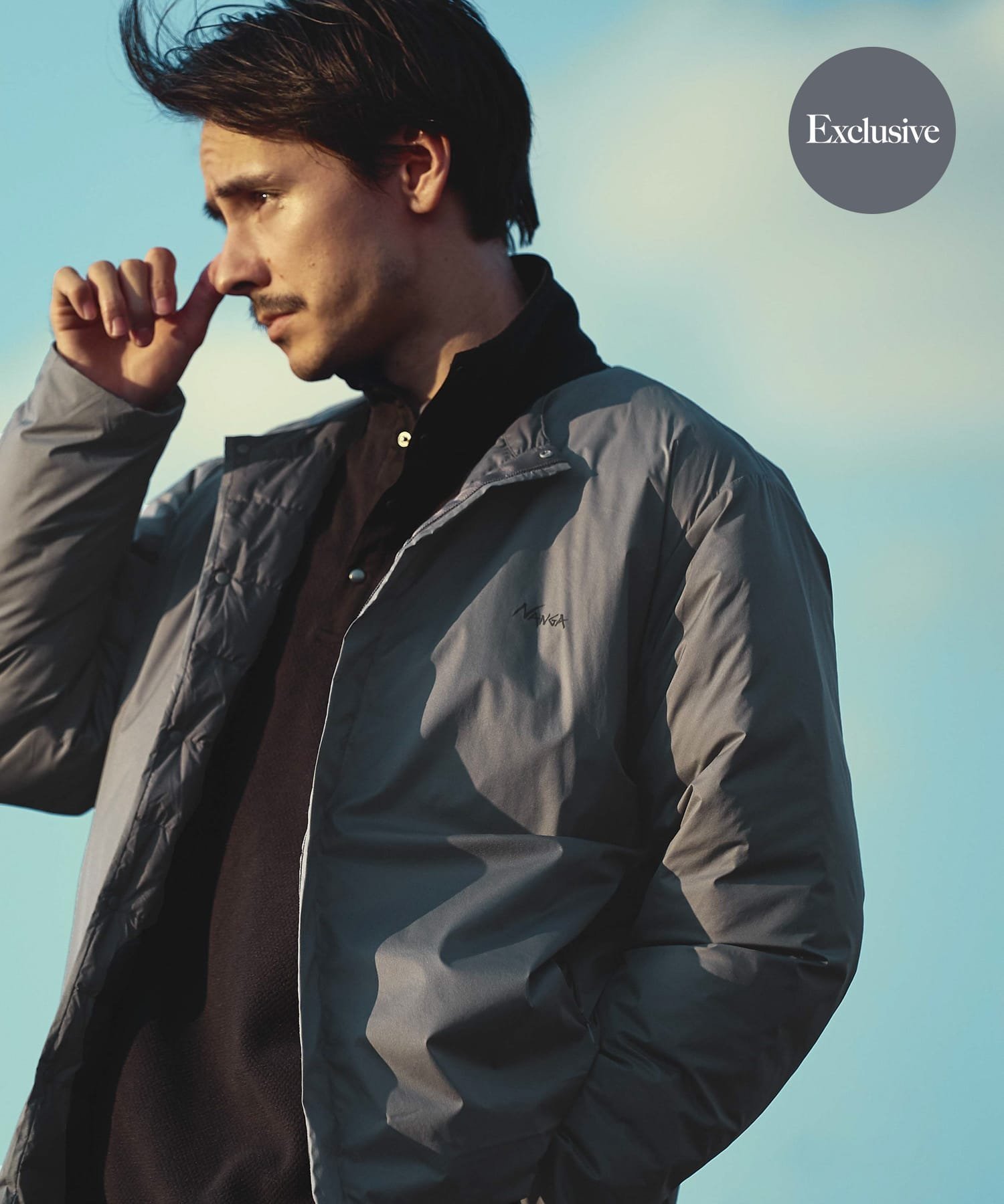 【アーバンリサーチ ドアーズ/URBAN RESEARCH DOORS / MEN】の『別注』NANGA*DOORS INNER DOWN JACKET インテリア・キッズ・メンズ・レディースファッション・服の通販 founy(ファニー) 　ファッション　Fashion　メンズファッション　Fashion for Men　アウトドア　Outdoor Clothing　インナー　Innerwear　コーティング　Coating, Coated Finish　シンプル　Simple, Minimal　スタイリッシュ　Stylish, Fashionable　スマート　Smart, Elegant　タートルネック　Turtleneck, High Neck　ダウン　Down, Puffer　定番　Standard, Basic Item　人気　Popular, Best Seller　パターン　Pattern, Design Print　パーカー　Hoodie, Parka　ポケット　Pocket, Pocket Detail　別注　Limited Edition, Custom Order　モコモコ　Fuzzy, Fluffy　おすすめ　Recommended / Our Picks　ビジネス 仕事 通勤　Business / Work / Commuting　Silverblue|ID: prp329100004633742 ipo3291000000033472710