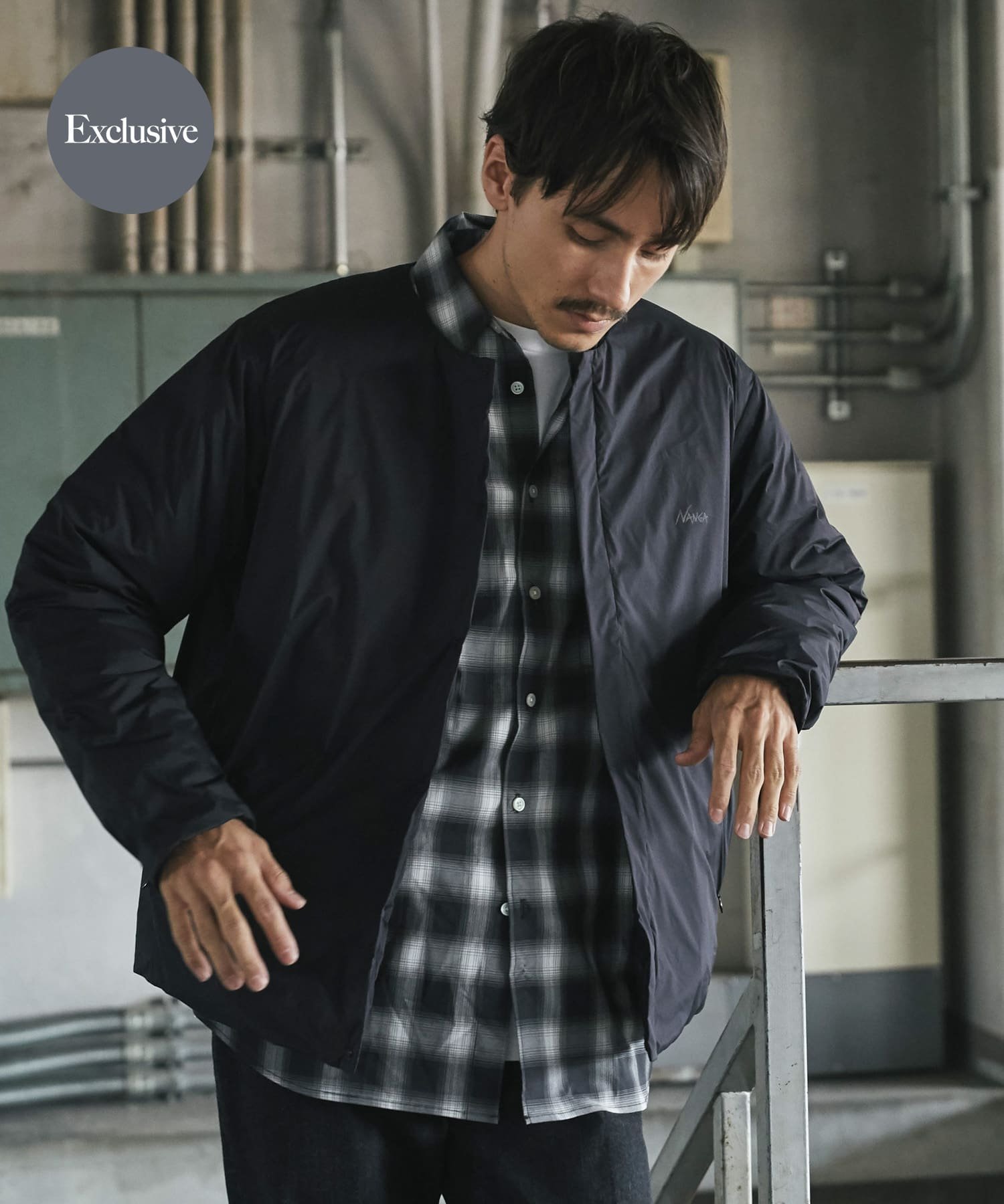【アーバンリサーチ ドアーズ/URBAN RESEARCH DOORS / MEN】の『別注』NANGA*DOORS INNER DOWN JACKET インテリア・キッズ・メンズ・レディースファッション・服の通販 founy(ファニー) 　ファッション　Fashion　メンズファッション　Fashion for Men　アウトドア　Outdoor Clothing　インナー　Innerwear　コーティング　Coating, Coated Finish　シンプル　Simple, Minimal　スタイリッシュ　Stylish, Fashionable　スマート　Smart, Elegant　タートルネック　Turtleneck, High Neck　ダウン　Down, Puffer　定番　Standard, Basic Item　人気　Popular, Best Seller　パターン　Pattern, Design Print　パーカー　Hoodie, Parka　ポケット　Pocket, Pocket Detail　別注　Limited Edition, Custom Order　モコモコ　Fuzzy, Fluffy　おすすめ　Recommended / Our Picks　ビジネス 仕事 通勤　Business / Work / Commuting　Black|ID: prp329100004633742 ipo3291000000033472714