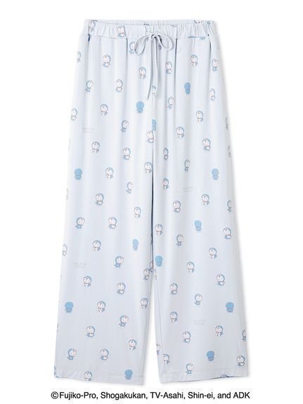 【ジェラート ピケ/gelato pique】の【ドラえもん】【レディース】総柄ロングパンツ インテリア・キッズ・メンズ・レディースファッション・服の通販 founy(ファニー) 　ファッション　Fashion　レディースファッション　Fashion for Women　パンツ　Pants & Trousers　キャラクター　Character, Licensed Characters　コレクション　Collection, Seasonal Line　ストレート　Straight, Straight Cut　スペシャル　Special, Limited Edition　スマート　Smart, Elegant　人気　Popular, Best Seller　プリント　Print, Printed Pattern　ベーシック　Basic, Essential　ポケット　Pocket, Pocket Detail　ロング　Long, Long-Length　お家時間・ステイホーム　Stay Home / At Home　BLU[086]|ID: prp329100004633747 ipo3291000000034533044