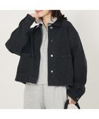 【アバハウスマヴィ/abahouse mavie】のデニム/カツラギショートカバーオール 人気、トレンドファッション・服の通販 founy(ファニー) ファッション Fashion レディースファッション Fashion for Women ショート Short, Short Length ストレッチ Stretch, Stretchy Fabric デニム Denim, Jeans Material ルーズ Loose, Oversized thumbnail ブラック|ID: prp329100004633764 ipo3291000000033359353
