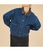 【アバハウスマヴィ/abahouse mavie】のデニム/カツラギショートカバーオール 人気、トレンドファッション・服の通販 founy(ファニー) ファッション Fashion レディースファッション Fashion for Women ショート Short, Short Length ストレッチ Stretch, Stretchy Fabric デニム Denim, Jeans Material ルーズ Loose, Oversized thumbnail ブルー|ID: prp329100004633764 ipo3291000000033359356