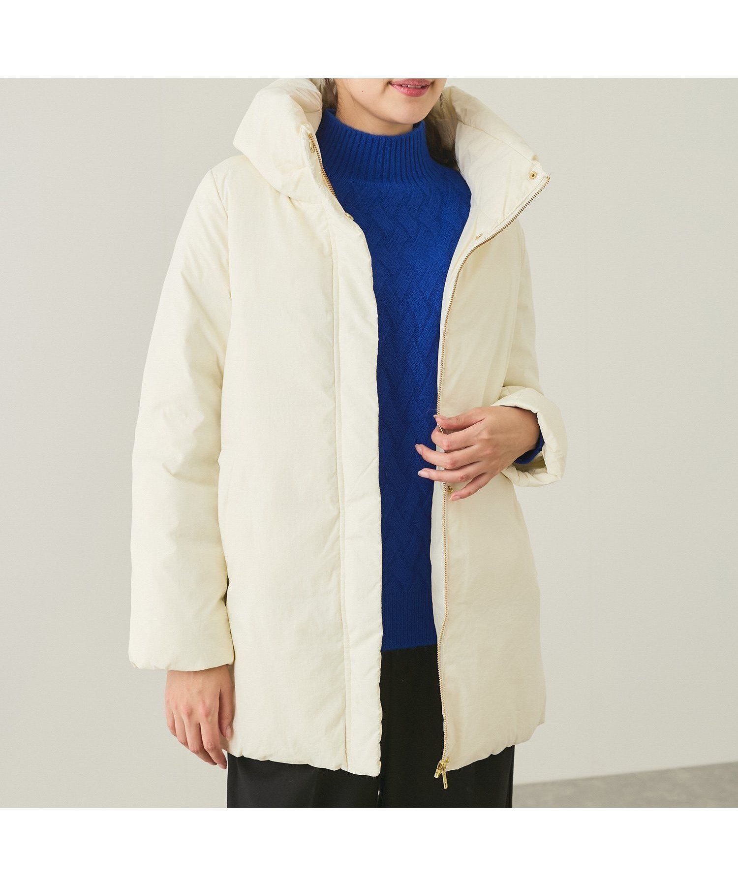 【ジャイロ/JAYRO】のナイロンマイクロタフタダウンコート インテリア・キッズ・メンズ・レディースファッション・服の通販 founy(ファニー) 　ファッション　Fashion　レディースファッション　Fashion for Women　アウター　Coat / Outerwear Collection　コート・ロングコート・ピーコート　Long Coats, Peacoats & More　ダウンジャケット・軽量ダウン　Warm & Lightweight Down Jackets　スタンド　Stand Collar, Upright Stand　ダウン　Down, Puffer　フェザー　Feather, Feather Detail　ポケット　Pocket, Pocket Detail　ミドル　Middle Length, Mid Height　冬　Winter / This Winter　ホワイト系(11)|ID: prp329100004633843 ipo3291000000033455046