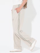 【コカ/COCA】のカットジョーゼットサイドラインパンツ 人気、トレンドファッション・服の通販 founy(ファニー) ファッション Fashion レディースファッション Fashion for Women パンツ Pants & Trousers ジョーゼット Georgette, Semi-Sheer Fabric スウェット / スエット Sweatshirt, Sweatwear スタイリッシュ Stylish, Fashionable スニーカー Sneakers, Trainers トレンド Trend, Trending Now ポケット Pocket, Pocket Detail ロング Long, Long-Length 楽ちん Easy Fit, Comfortable おすすめ Recommended / Our Picks thumbnail Lt.beige|ID: prp329100004633846 ipo3291000000033581016