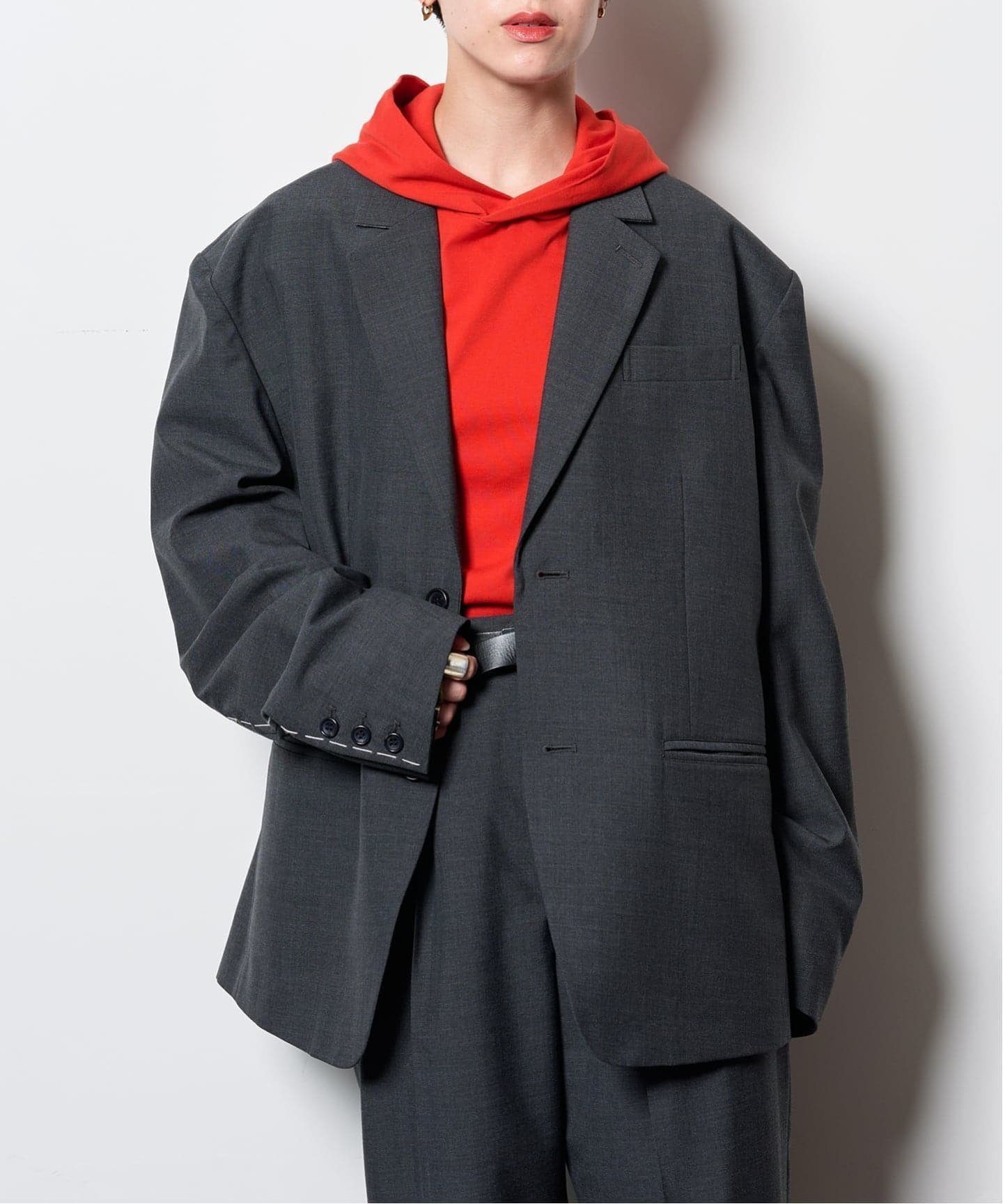 【シティーショップ/CITYSHOP】のSINGLE ジャケット インテリア・キッズ・メンズ・レディースファッション・服の通販 founy(ファニー) 　ファッション　Fashion　レディースファッション　Fashion for Women　アウター　Coat / Outerwear Collection　レディースジャケット・軽アウター　Jackets　2025年　2025　2025-2026秋冬・A/W　Autumn/Winter 2025–26 AW25–26　ジャケット　Jacket, Outerwear　ストレッチ　Stretch, Stretchy Fabric　グレー|ID: prp329100004633884 ipo3291000000033360653