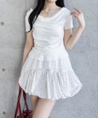 【クリア/clear】のドレープカットソー レーストップスアンサンブル OWH|ID: prp329100004633912 ipo3291000000033697056