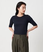 【ユナイテッドアローズ/UNITED ARROWS】のMARW UNITED ARROWS コットン フライス 5分袖 カットソー-接触冷感- NAVY|ID:prp329100004633926